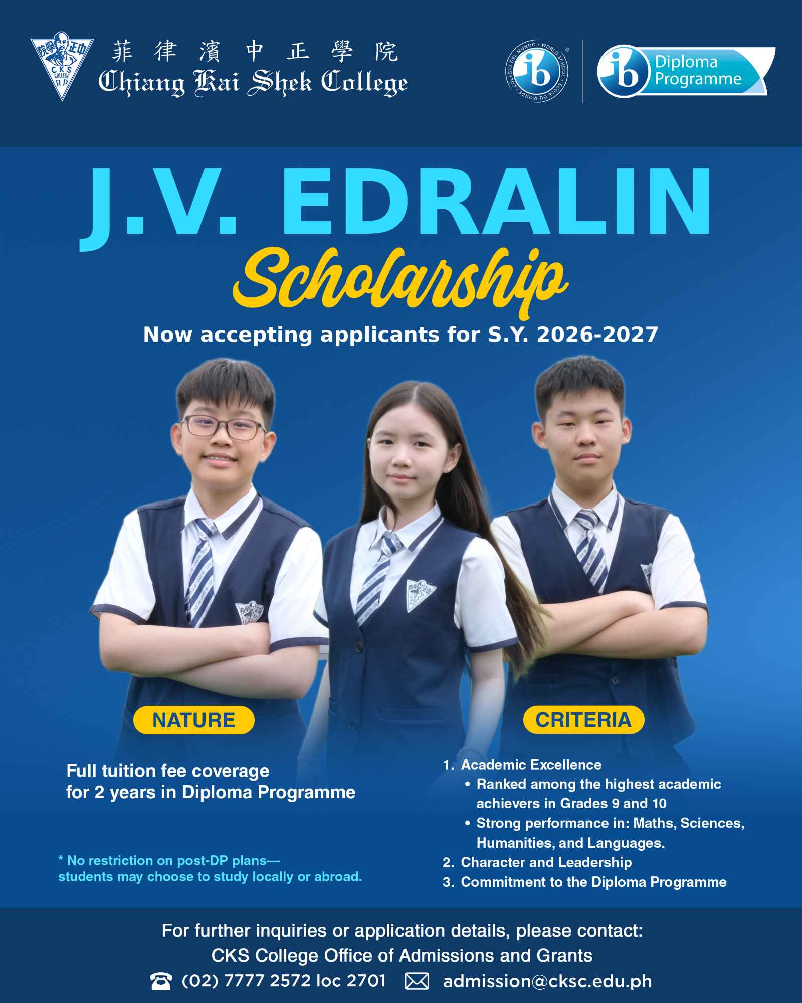 J.V. Edralin Scholarship