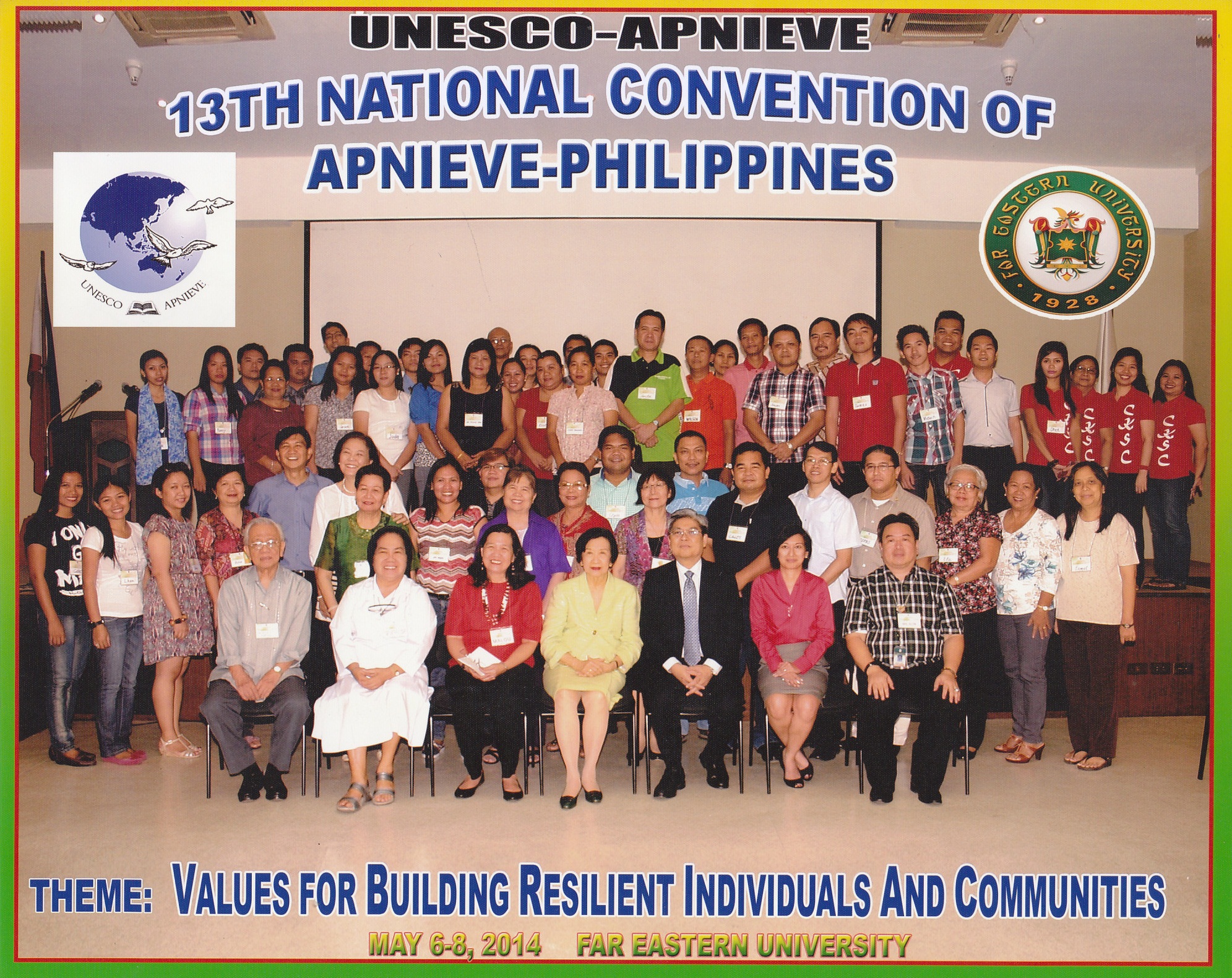 Delegates to the 13th National Convention of APNIEVE at the Far Eastern University
